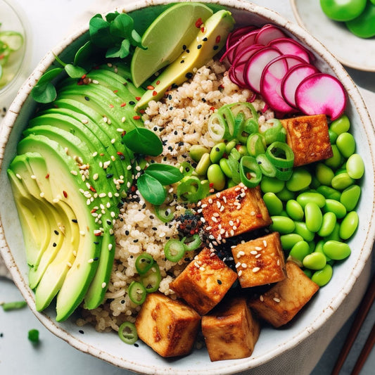 Poke bowl tofu à la coréenne