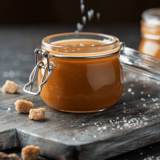 Crème caramel au beurre salé, éclats de Daim®