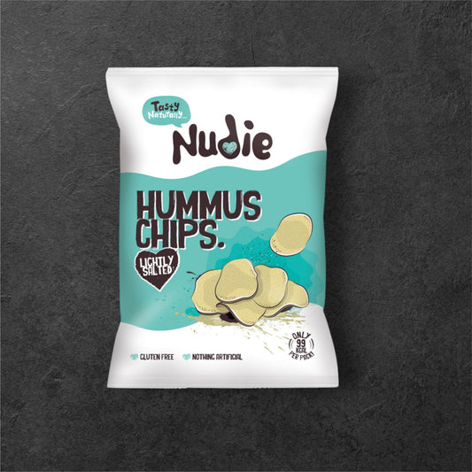 Nudie Snacks – Chips au houmous salées - 20g