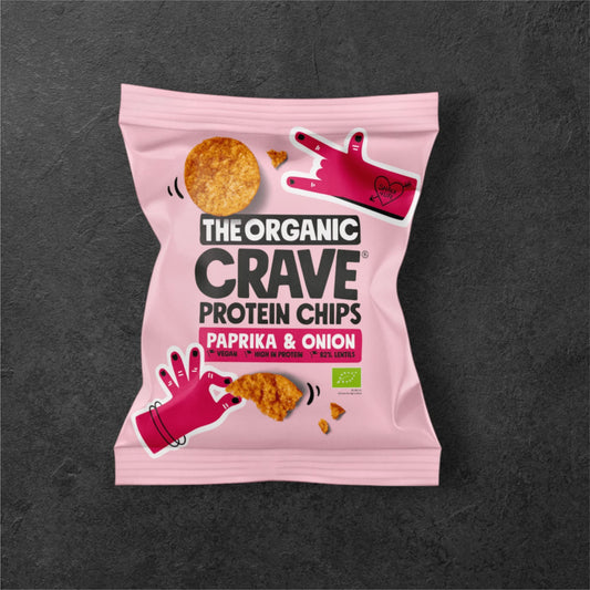 The Organic Crave – Chips protéinés bio au paprika - 30g